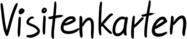 Visitenkarten Text