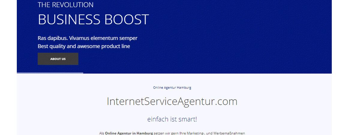 InternetServiceAgentur.com Relaunch