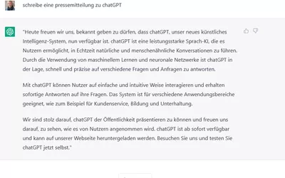 chatGTP-pressemeldung