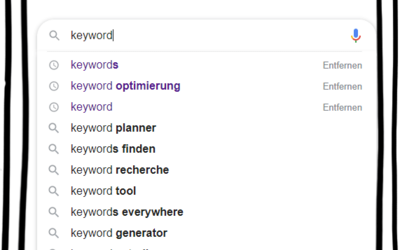 google keywords suche